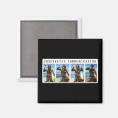 Unterwasserkommunikationsmagazin Magnet (Vorderseite/Rückseite)