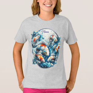 Unterwasserkunst von Fischen & Korallen in Acrylfa T-Shirt