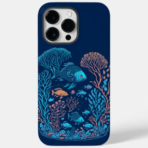Unterwasserlandschaft farbenfrohe Fische und Koral Case-Mate iPhone 14 Pro Max Hülle