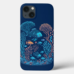 Unterwasserlandschaft farbenfrohe Fische und Koral Case-Mate iPhone Hülle