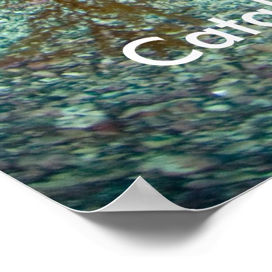 Unterwasserlandschaft Poster (Ecke)