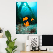 Unterwasserlandschaft Poster (Heimbüro)