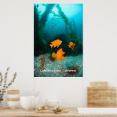 Unterwasserlandschaft Poster (Küche)