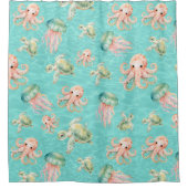 Unterwasserleben Duschvorhang (Vorderseite)