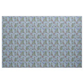 Unterwasserleben mit Korallenbäumen, Blauer Fisch Stoff (Fat Quarter (45,7 x 55,9 cm))