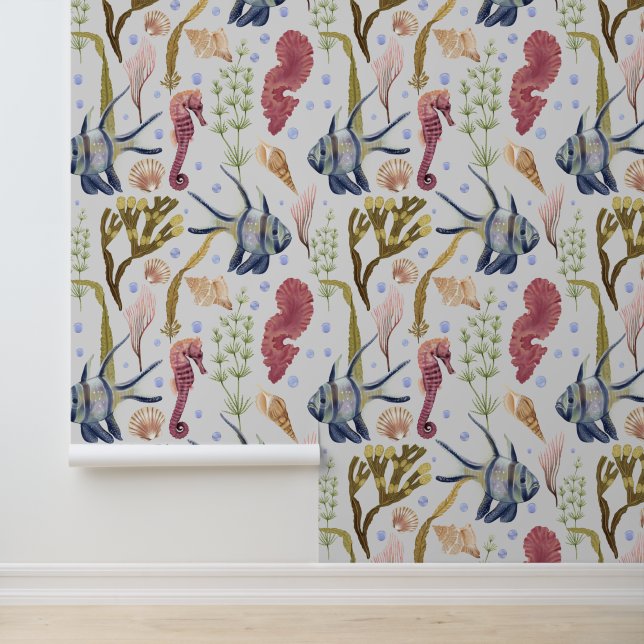 Unterwasserleben Tapete (Anwendung)