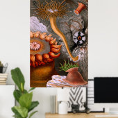 Unterwasserleben vier von zehn poster (Heimbüro)