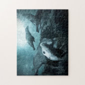 Unterwasserleben vor Herausforderungen Puzzle (Vertikal)