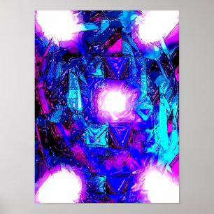Unterwasserleuchten Poster