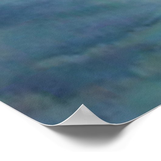 Unterwassermalerei Poster (Ecke)