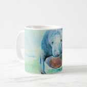 Unterwassermanatee Kaffeetasse (Vorderseite Links)
