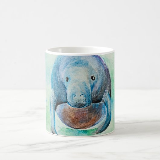 Unterwassermanatee Kaffeetasse (Mittel)