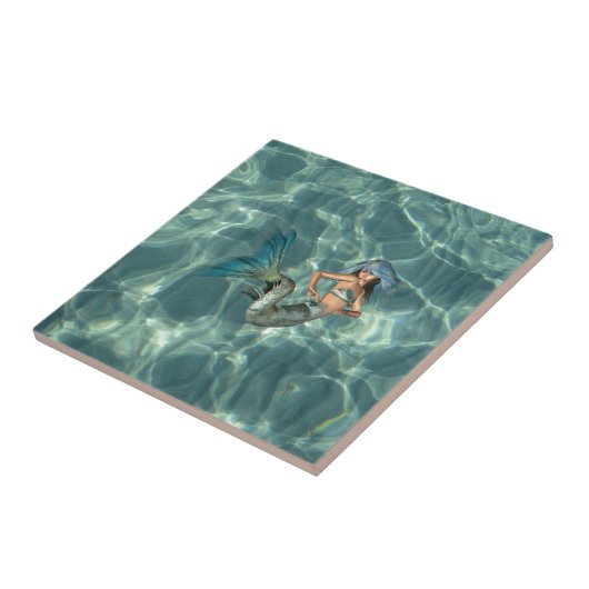 Unterwassermeerjungfrau Fliese (Seite)