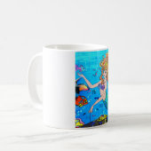 Unterwassermeerjungfrau-Tasse Kaffeetasse (Vorderseite Links)