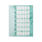 Unterwassermonatsplaner Notizblock (Rotiert)