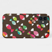 Unterwassermuster 2 der abstrakten retro Fische Case-Mate iPhone Hülle (Rückseite (Horizontal))