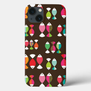 Unterwassermuster 2 der abstrakten retro Fische Case-Mate iPhone Hülle