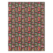 Unterwassermuster 2 der abstrakten retro Fische Tischdecke (Vorderseite)