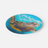 Unterwasserpapier-Teller Pappteller (Schrägansicht)