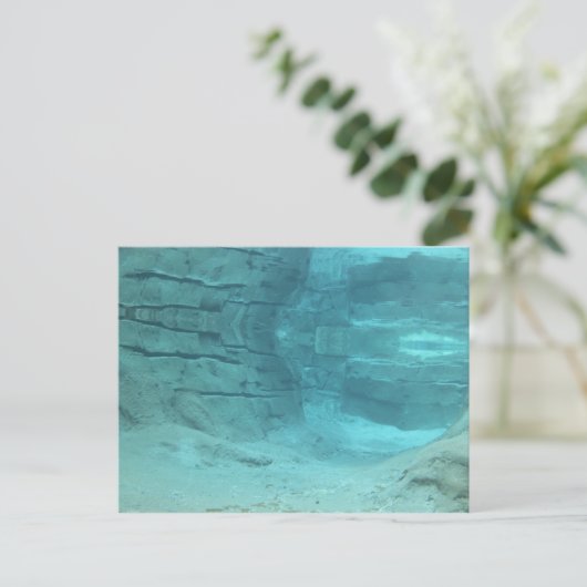 Unterwasserparadies Postkarte (Stehend Vorderseite)