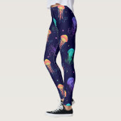Unterwasserqualle: helles Muster. Leggings (Links)