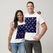 Unterwasserqualle: helles Muster. T-Shirt (Unisex)