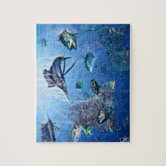 Unterwasserraserei Puzzle (Vertikal)