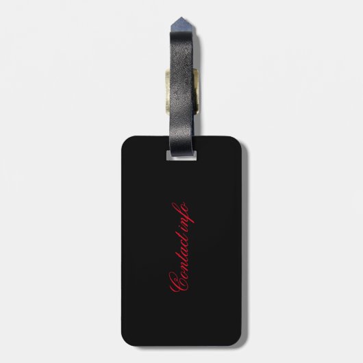 Unterwasserrosa Meerjungfrau Thunder_Cove Gepäckanhänger (Rückseite vertikal)