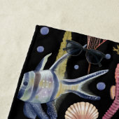 Unterwasserschätze - Fische, Muscheln, Seepferde Strandtuch (Beispiel)