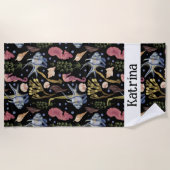 Unterwasserschätze - Fische, Seepferde, Muscheln Strandtuch (Vorderseite)