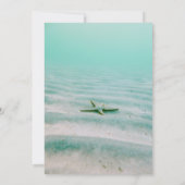 Unterwasserschiff Hochzeitseinladung Einladung (Rückseite)