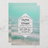 Unterwasserschiff Hochzeitseinladung Einladung (Vorne/Hinten)