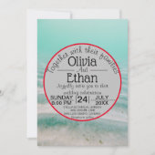 Unterwasserschiff Hochzeitseinladung Einladung (Vorderseite)