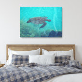 Unterwasserschildkröte Kiholo Bay Hawaii Leinwand (Insitu (Schlafzimmer))