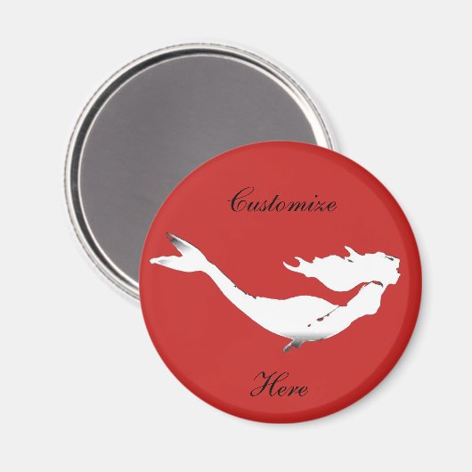 Unterwasserschwimmen Magnet (Vorderseite/Rückseite)