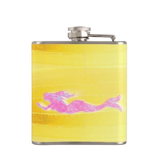 Unterwasserschwimmer Flachmann (Rückseite)