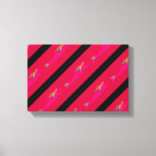 Unterwasserschwimmer Leinwanddruck