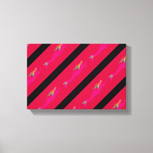 Unterwasserschwimmer Leinwanddruck (Vorderseite)