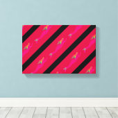 Unterwasserschwimmer Leinwanddruck (Insitu (Holzboden))