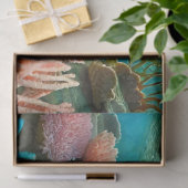 Unterwassersonnenschirm und Tangs, Design 4 Gewebe Seidenpapier (Geschenk)