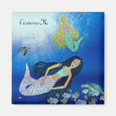 Unterwasserspiel (Meerjungfrau) Magnet (Vorne)