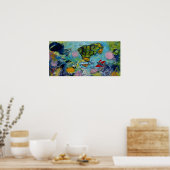 Unterwasserspielplatz Poster (Küche)