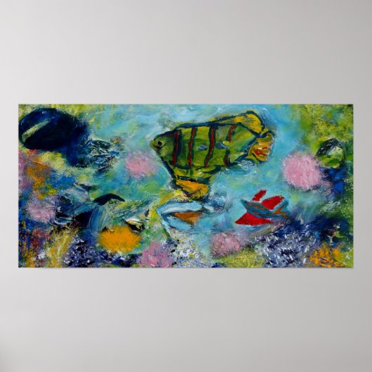 Unterwasserspielplatz Poster (Vorne)