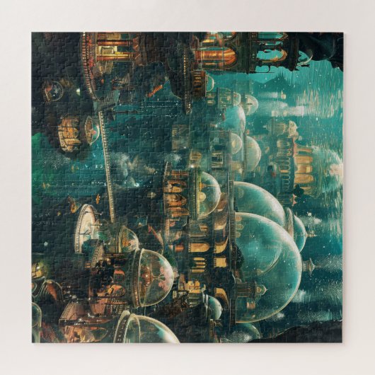 Unterwasserstadt Puzzle (Horizontal)