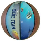 Unterwasserszene Basketball (Vertikal)