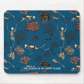 Unterwassertaucher Der Ozean ist mein glücklicher  Mousepad (Vorne)