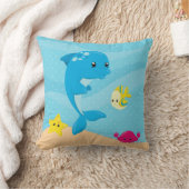 Unterwassertiere Kissen (Decke)