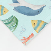 Unterwasserverpackungspapier, Meereslebewesen Fleecedecke (Ecke)