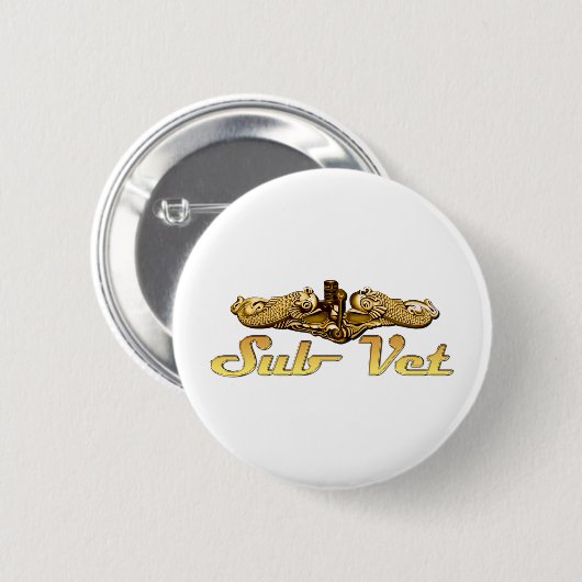 Unterwasserveteran Button (Vorne & Hinten)