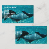 Unterwasserwal-Visitenkarte Visitenkarte (Vorne/Hinten)